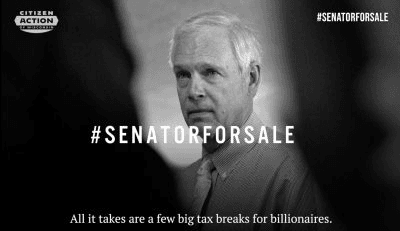 New Citizen Action Video: Ron Johnson Does not Represent Us #SenatorForSale