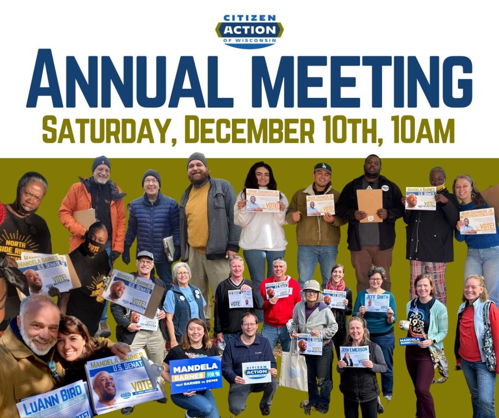 Citizen Action Weekend; Friday, December 2nd